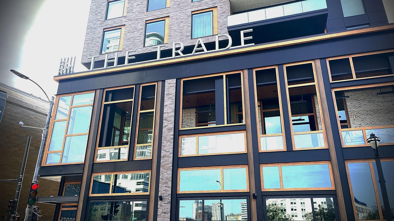 The Trade Milwaukee stylish boutique hotel exterior in Third Ward