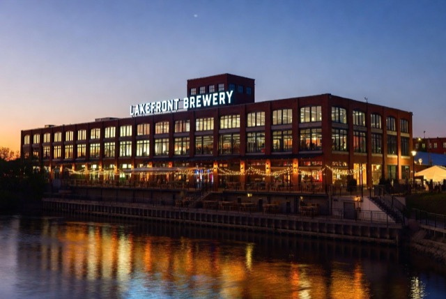 Lakefront Brewery at Dusk