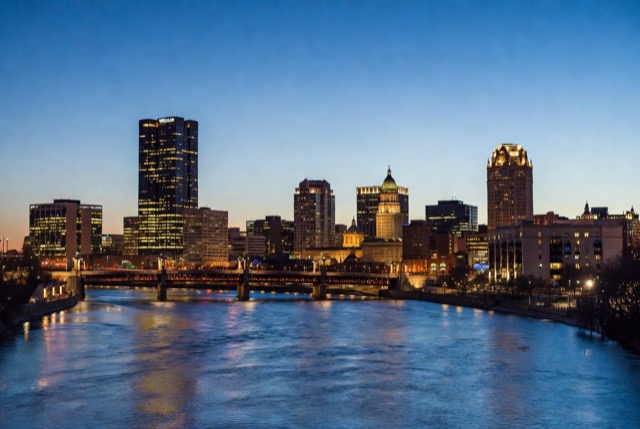 Milwaukee Skyline at Blue Hour